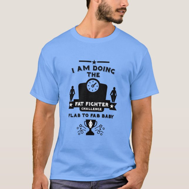 Camiseta Parabéns por perda de peso (Frente)