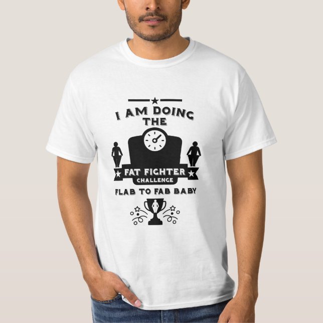 Camiseta Parabéns por perda de peso (Frente)