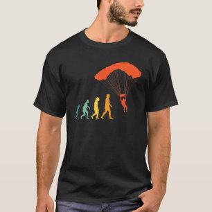 Camiseta Paracaidistas Evolução Retro Pára-quedas Salto de 