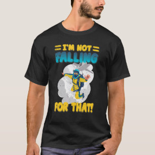 Camiseta Paracaquismo em Voo Livre Não Estou Caindo Nisso