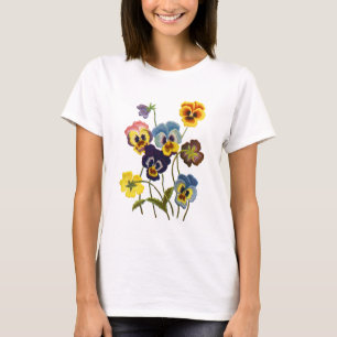 Camiseta Parada bordada dos Pansies