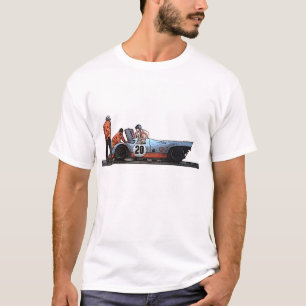 Camiseta Parada clássica do poço de Le Mans dos anos 70!