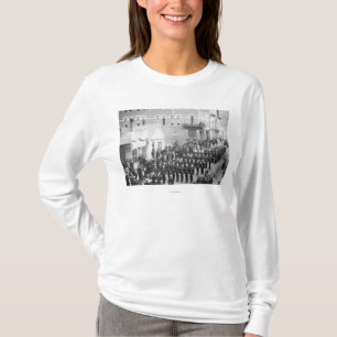 Camiseta Parada da rua na palha, fotografia do SD