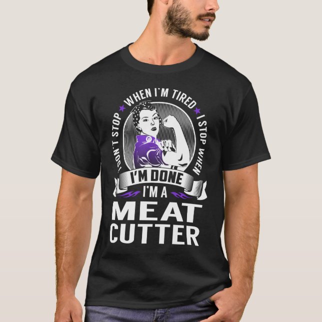 Camiseta Parada de carne quando eu terminar (Frente)