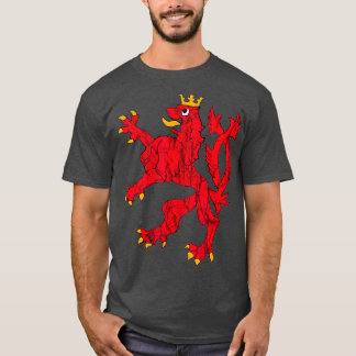 Camiseta Parada De Leão Vermelho Do Orgulho De Letzebuerg N