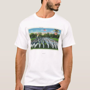 Camiseta Parada de vestido da academia militar