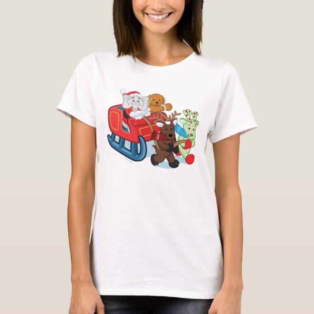 Camiseta Parada do Natal de Webkinz (Frente)