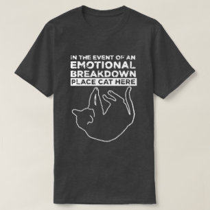 Camiseta Parada Emocional Local Gato Aqui T-Shirt