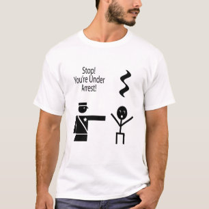 Camiseta parada você está sob o humor 2 da música da