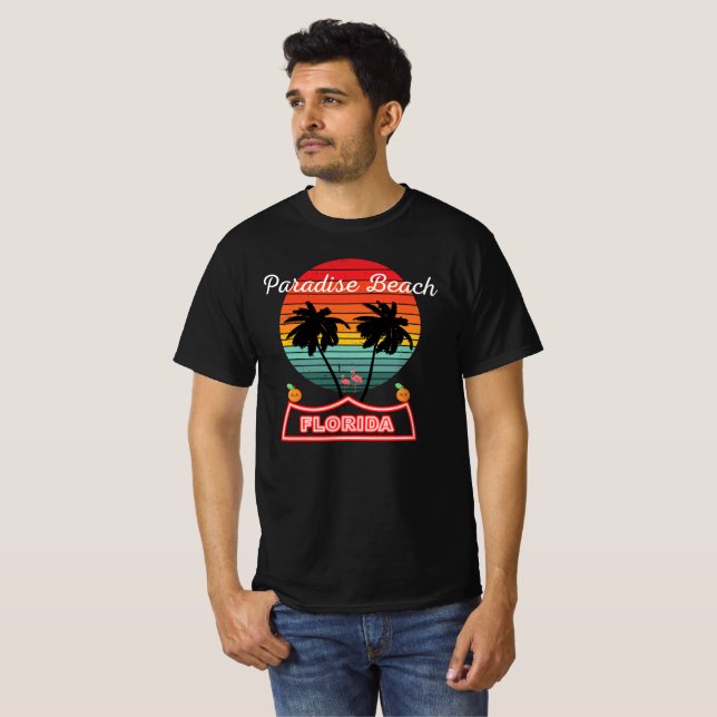 Camiseta Paradise Beach Florida 2 (Frente Completa)