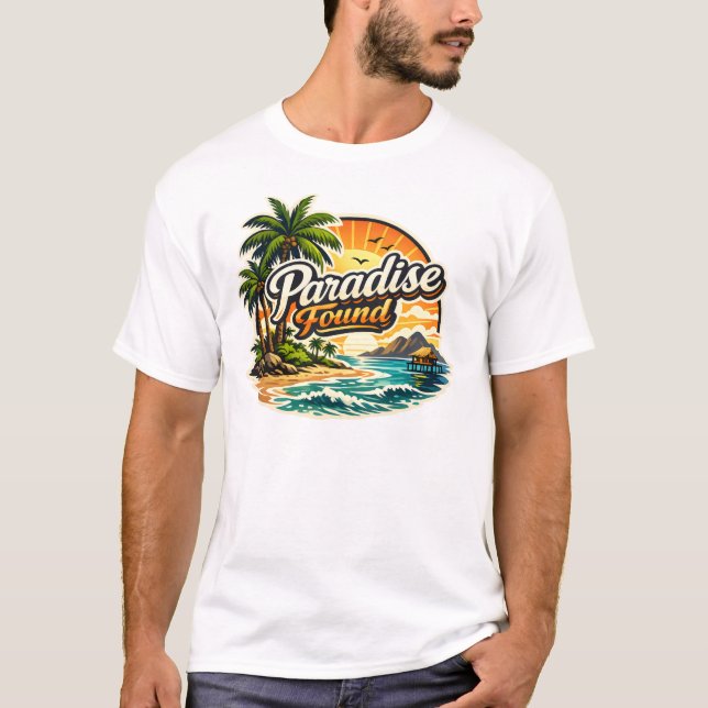 Camiseta Paradise Found T-Shirt (Frente)
