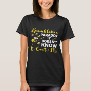 Camiseta Paradoxo Bumblebex Não Sabe Que Não Pode Voar