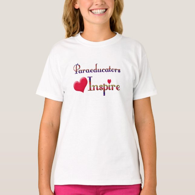 Camiseta Paraeducators inspira (Frente)