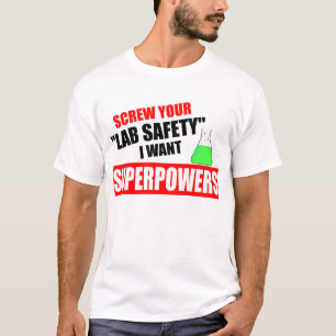 Camiseta Parafuse sua segurança do laboratório, mim quere