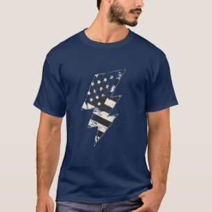Camiseta Parafuso de relâmpago do legado da bandeira