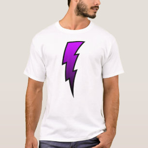 Camiseta Parafuso de relâmpago - roxo