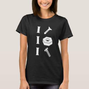 Camiseta Parafuso-me, Engenheiro Mecânico Novidade Engraçad