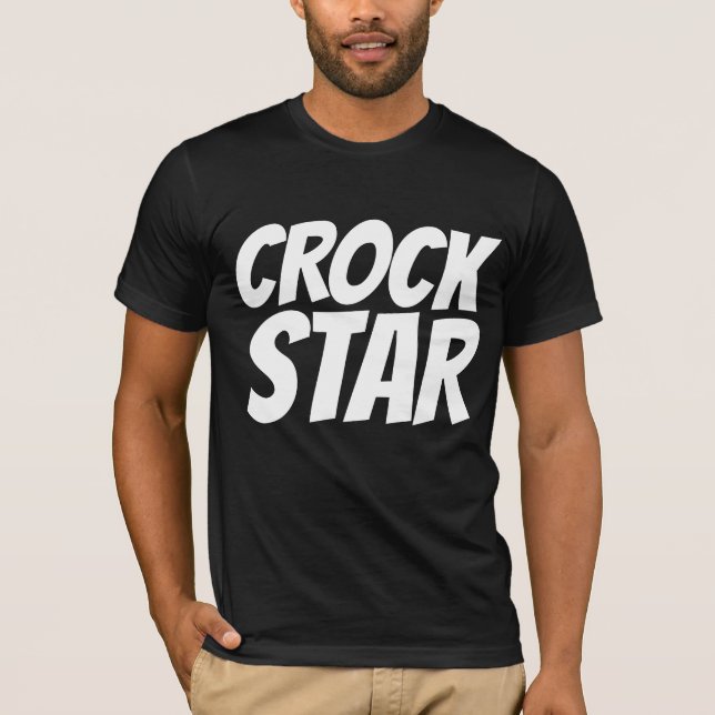 CAMISETA PARAFUSOS T DO PAI CROCK STAR DO POTE CROCK (Frente)