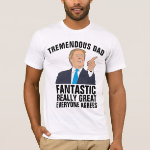 CAMISETA PARAFUSOS T DO PAI DO DIA DE OS PAIS TRUMP DONALD