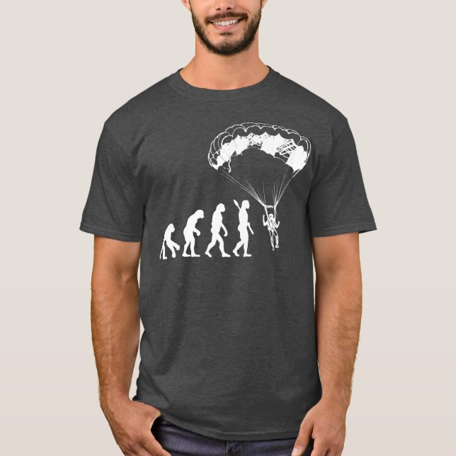 Camiseta Paraglider Evolution Funny Paragliding Legal Gift (Frente)