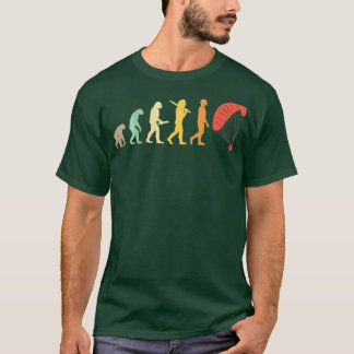 Camiseta Paraglider Evolution Vintage Retro Parapente