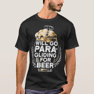 Camiseta Paraglider Para Beer Funny Paragliding Paramotor d