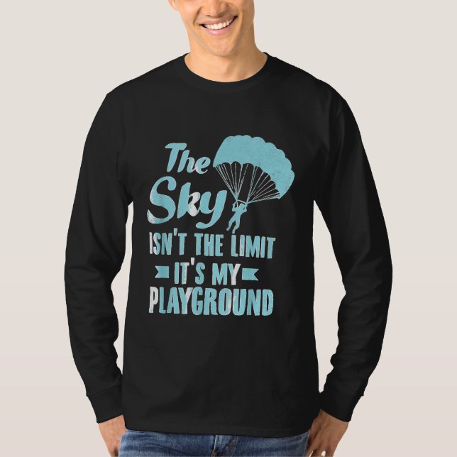Camiseta Paraglider Sky Playground Funny Paraglider Paramo (Frente)