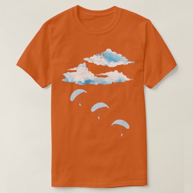 Camiseta Paraglider Skydiving Gift Paragliding (Frente do Design)