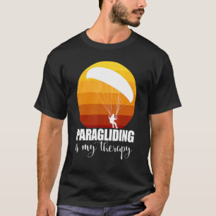 Camiseta Paragliding is my Therapy Women Paraglider Adven