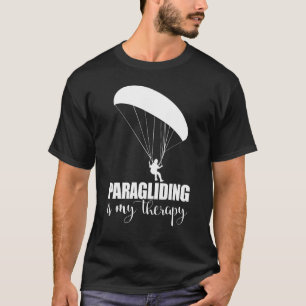 Camiseta Paragliding is my Therapy Women Paraglider Adventu