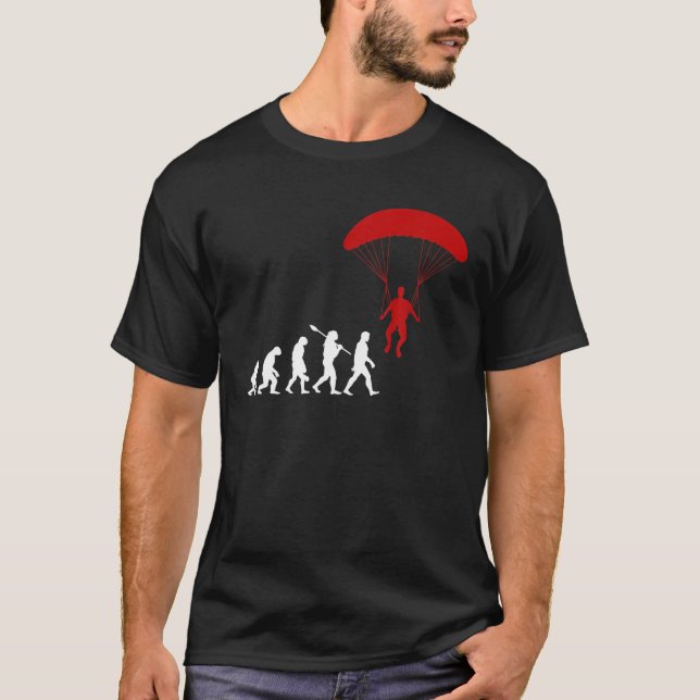Camiseta Paragliding Sports Evolution Paraglider Para (Frente)