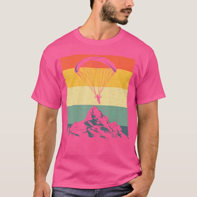 Camiseta Paraglsing Art For Paramotor Paraglider Skydiving (Frente)