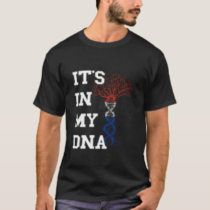 Camiseta Paraguai Está No Meu DNA Árvore Molécula Raízes Pa