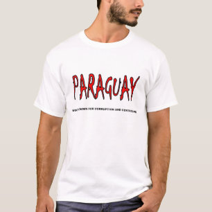Camiseta Paraguai-largo conhecida…