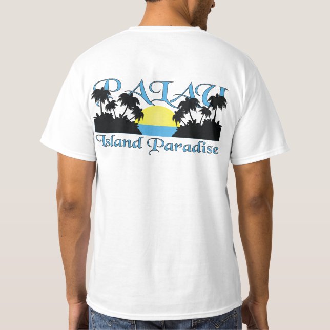 Camiseta Paraíso da ilha (Verso)