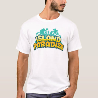 Camiseta Paraíso da ilha - t-shirt dos homens