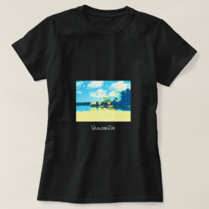 Camiseta Paraíso da ilha tropical Vanuatu viagem
