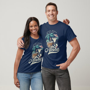 Camiseta Paraíso da Praia Aloha – Vibrações de Verão Tropic