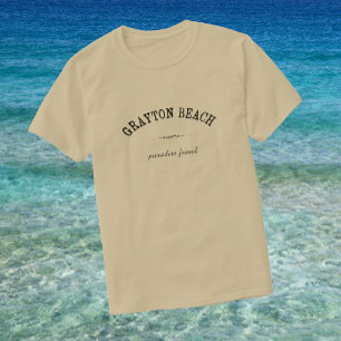 Camiseta Paraíso da praia de Grayton encontrado