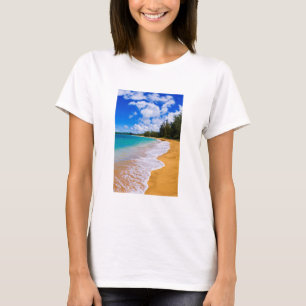 Camiseta Paraíso da praia tropical, Havaí