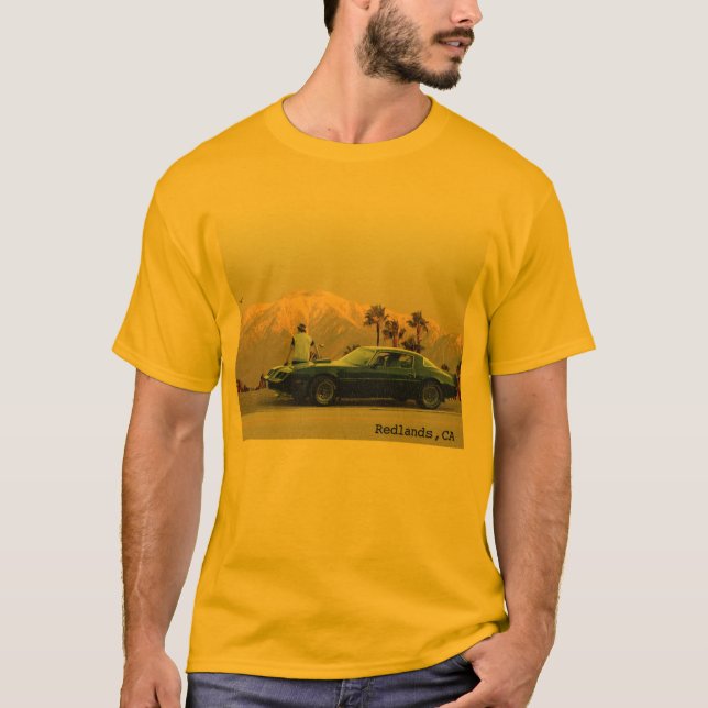 Camiseta Paraíso de Redlands (para impressões claros) (Frente)