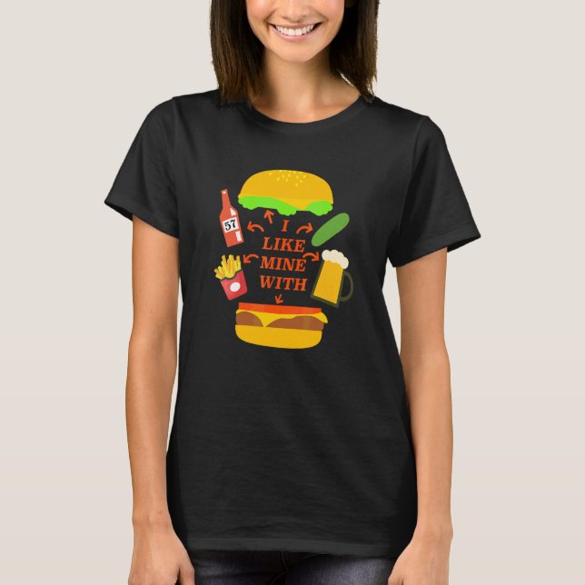 Camiseta Paraíso do Buffet de Cheeseburger  Concerto (Frente)