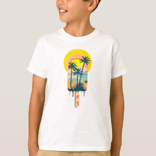 Camiseta Paraíso dos Sweets Sunset de Verão Tropical