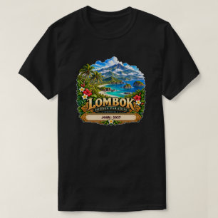Camiseta Paraíso Escondido de Lombok Personalizado