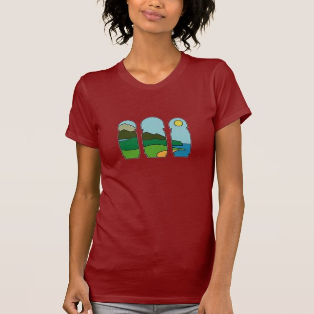 Camiseta paraiso natural (Frente)