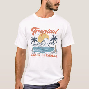 Camiseta Paraíso oculto tropical
