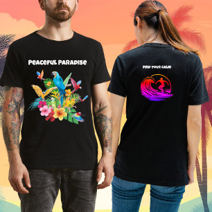 Camiseta Paraíso Pacífico Encontre Sua Calma