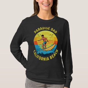 Camiseta Paraíso Pai Surfing California Beach