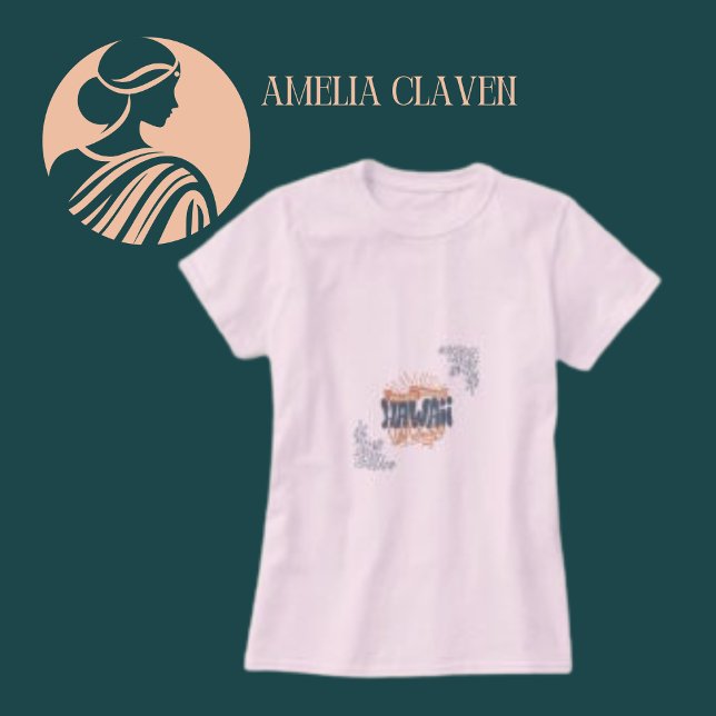 Camiseta Paraíso Surf no Havaí, Oceano Pacífico Simples (Criador carregado)