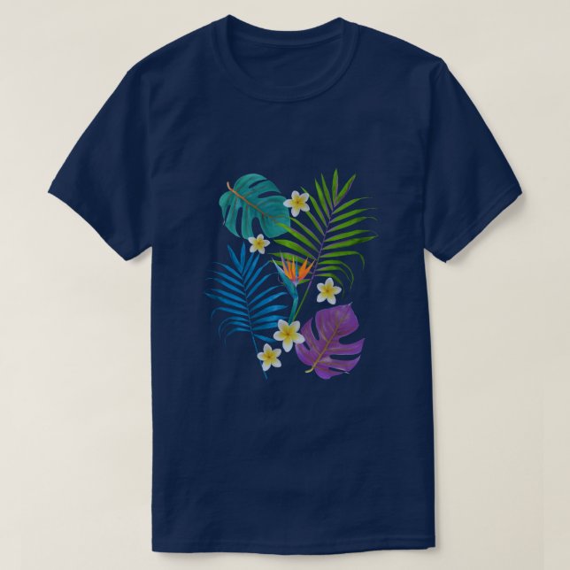Camiseta Paraíso tropical (Frente do Design)